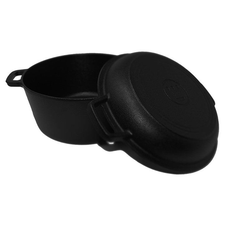Olla Holándesa de Hierro Forjado 4.7 lt con Tapa Sartén de 26 cm, Westinghouse — Imagen 3 de 4
