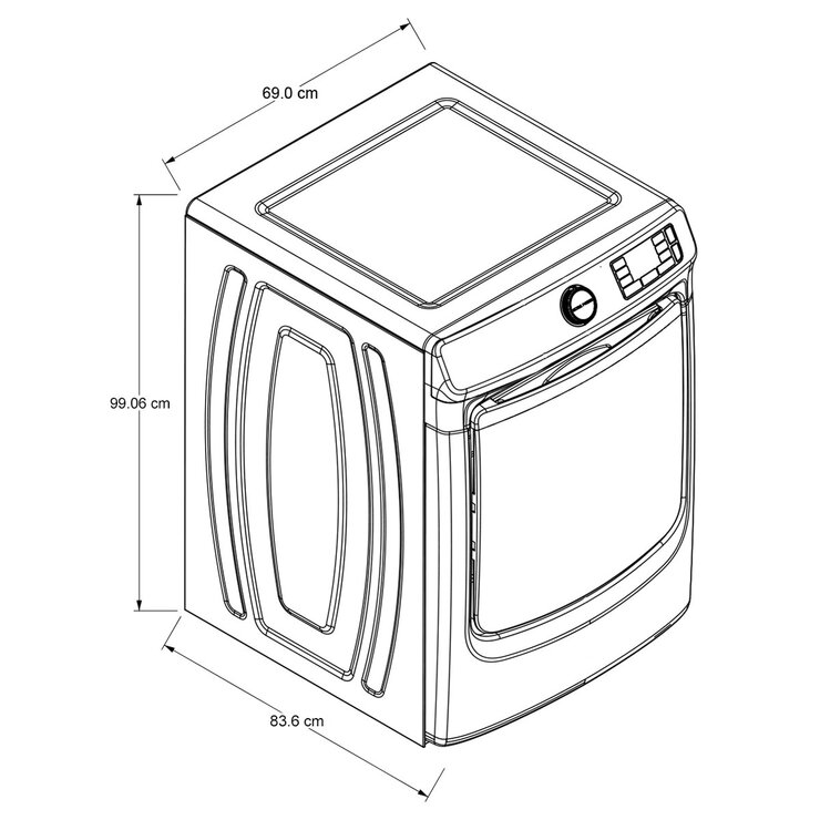 Secadora de gas 22Kg Maytag — Imagen 3 de 4