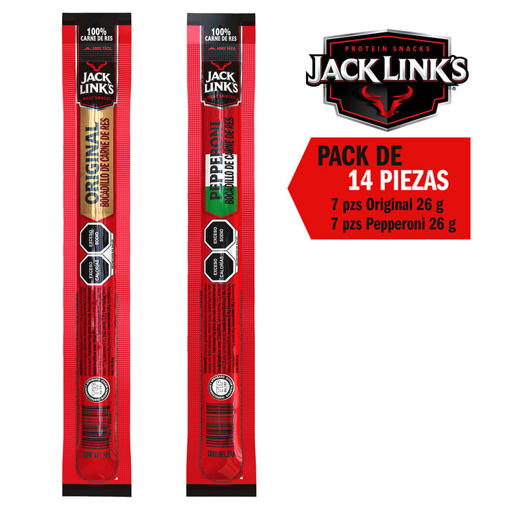 Jack Link's Bocadillo de Carne de Res 14 pzas de 26 g — Imagen 1 de 2