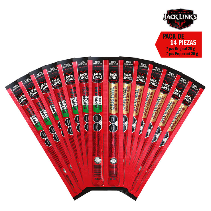 Jack Link's Bocadillo de Carne de Res 14 pzas de 26 g — Imagen 2 de 2