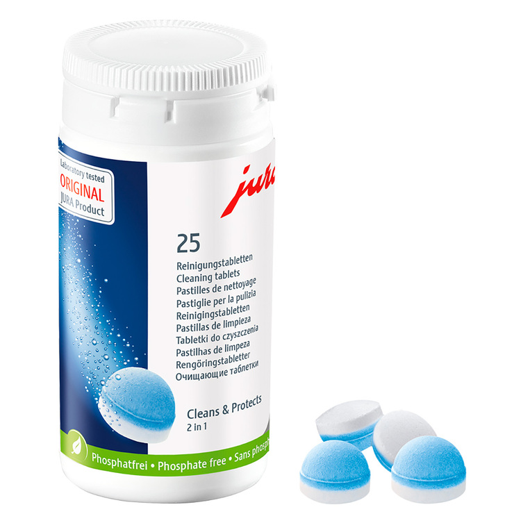Jura, Pastillas de Limpieza
