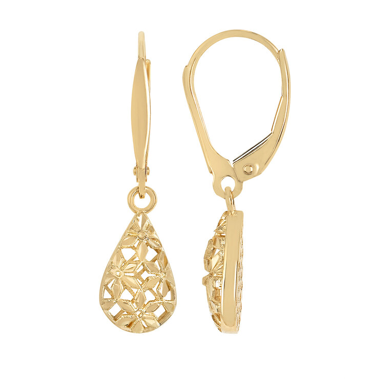 Aretes, Oro Amarillo de 14K — Imagen 1 de 4