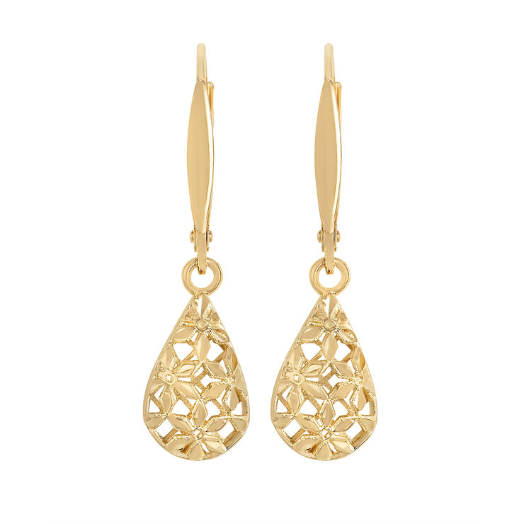 Aretes, Oro Amarillo de 14K — Imagen 2 de 4