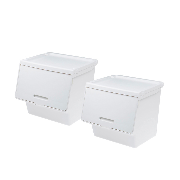 Litem, 2 Cajas Grandes de Almacenamiento Apilables — Imagen 1 de 2