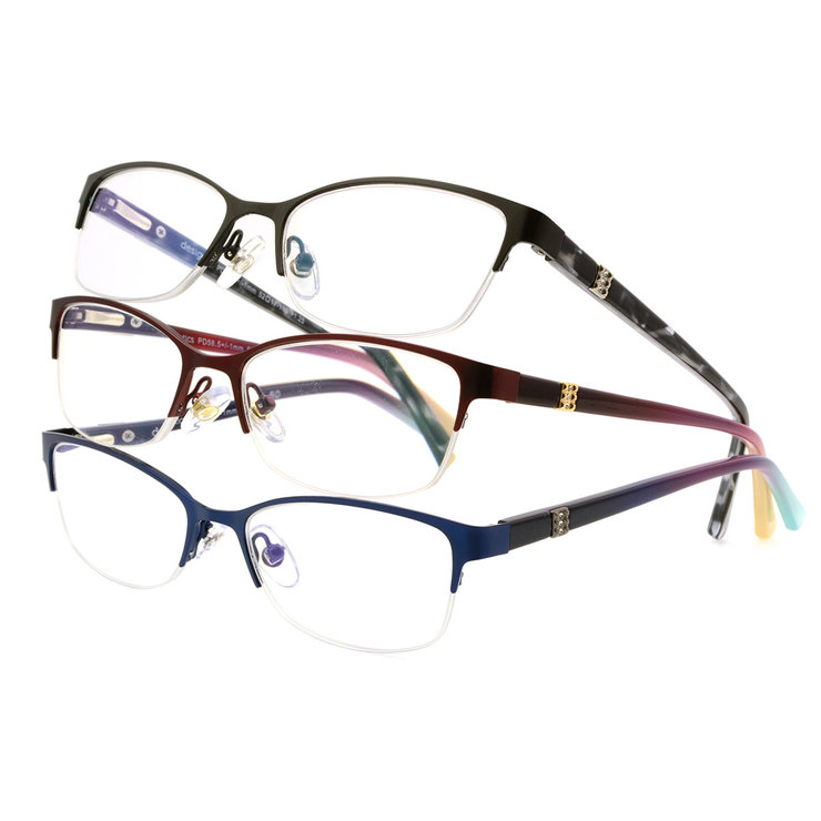 Design Optics, Lentes de Lectura para Dama, Dioptría 2.75, Varios Modelos, 3 Piezas