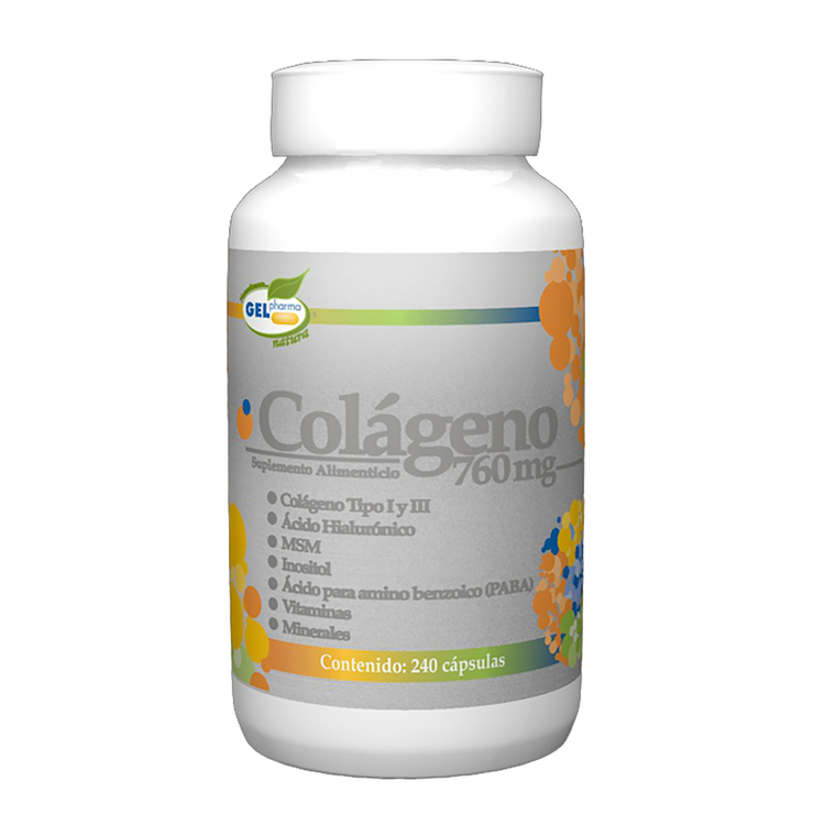Colágeno 760mg 240 cápsulas — Imagen 1 de 3