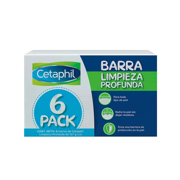 Cetaphil Jabón Corporal en Barra 6 pzas — Imagen 3 de 3