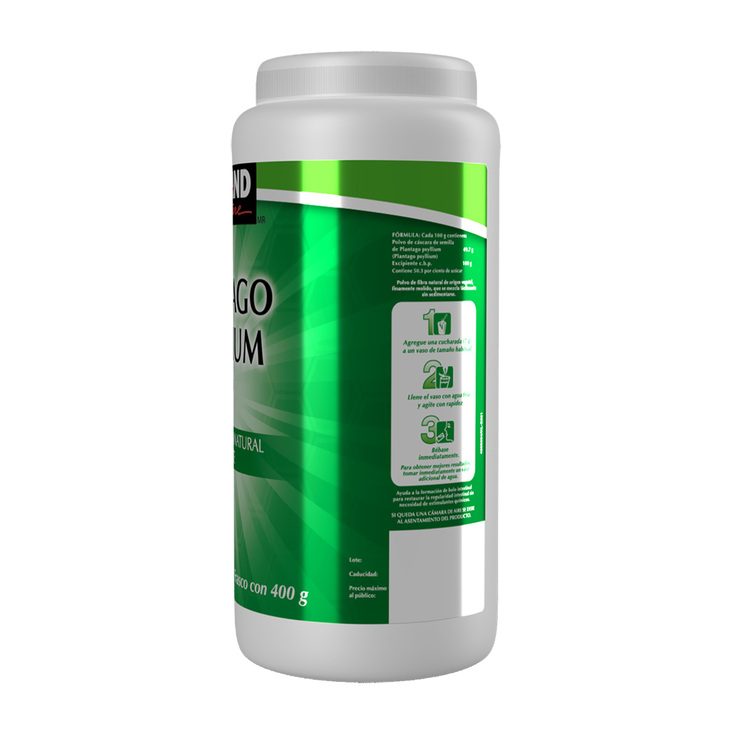 Kirkland Signature Psyllium Plantago 400g Sabor Natural — Imagen 3 de 3