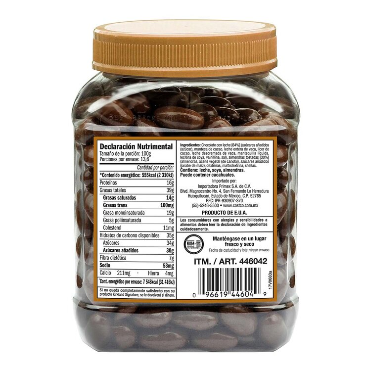Kirkland Signature Almendras Cubiertas de Chocolate 1.36 kg — Imagen 2 de 2