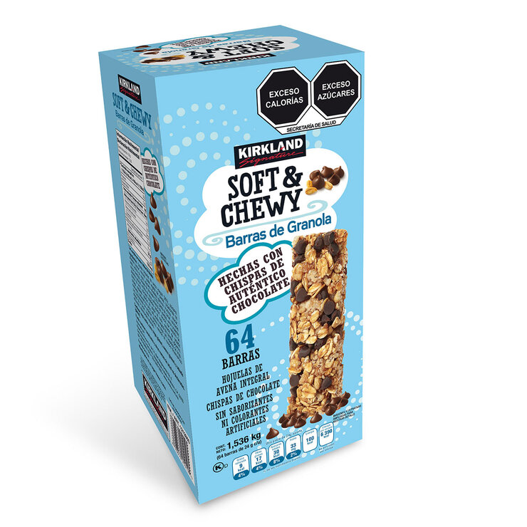 Kirkland Signature Soft & Chewy Barras de Granola 64 pzas de 24 g — Imagen 3 de 3
