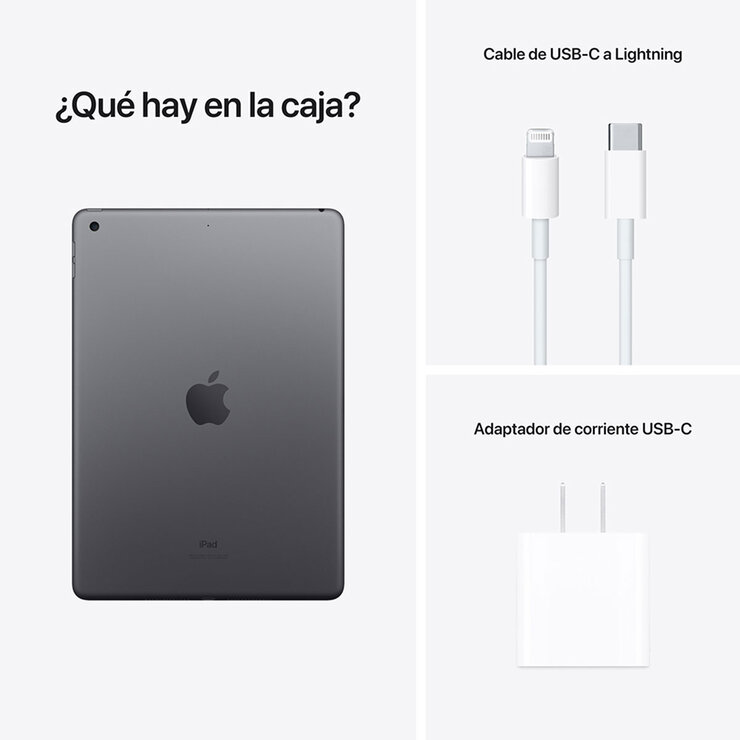 Apple iPad 10.2" Wi-Fi 256GB Gris Espacial (9ª Generación) — Imagen 3 de 4