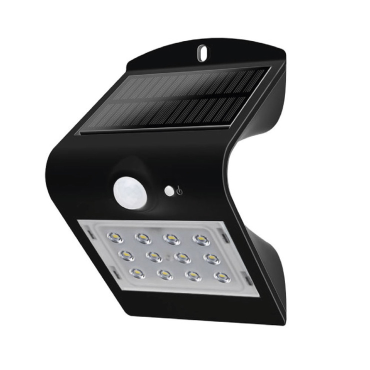 Luceco, Luminaria con Panel Solar Recargable LED 1.5 W Negro 220 LUM — Imagen 1 de 2