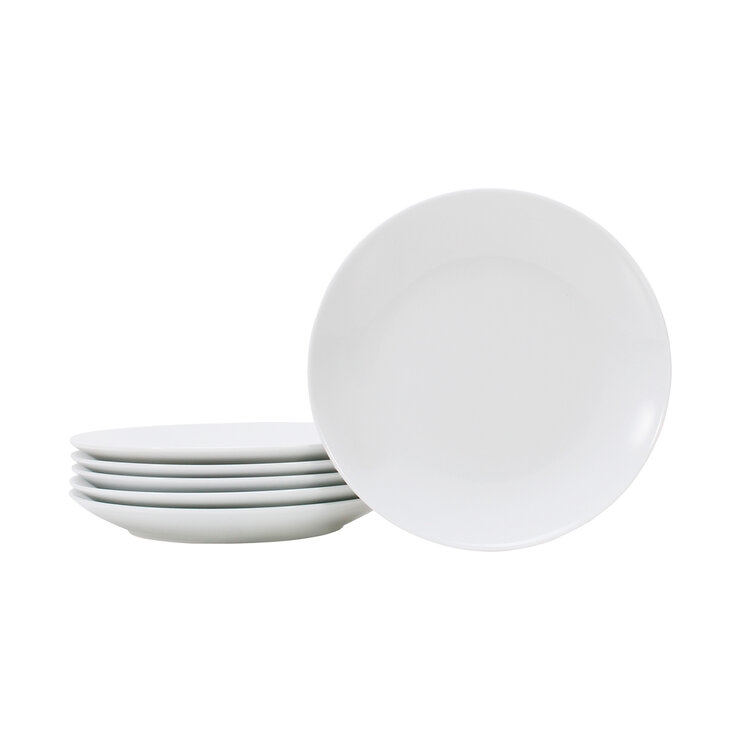 Crown Baccara Juego de 6 Platos para Ensalada de Porcelana — Imagen 2 de 4