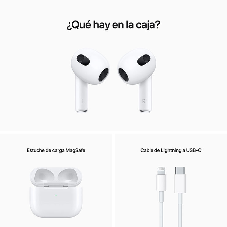Apple Airpods (3ra generación) con estuche de carga MagSafe — Imagen 3 de 4