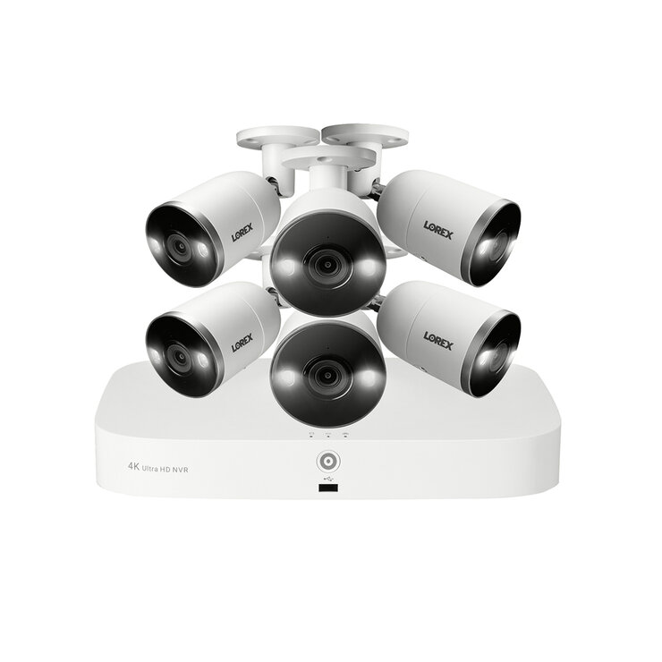 Lorex, Sistema de Seguridad de 6 Cámaras 4K Ultra HD NVR — Imagen 1 de 4