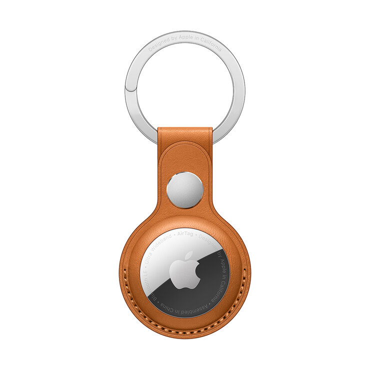 Apple Llavero de piel para el AirTag Castaño Dorado — Imagen 1 de 3