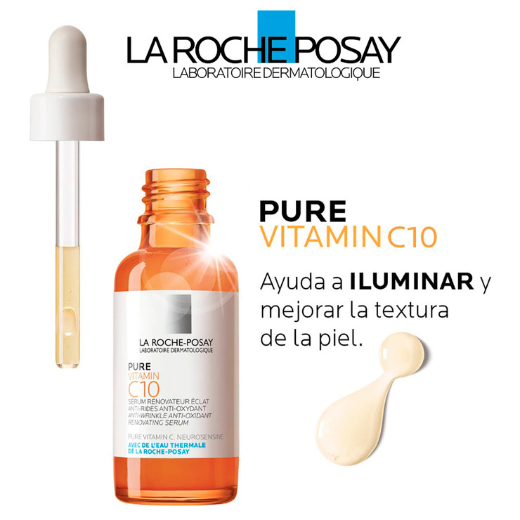 La Roche-Posay Pure Vitamin C10 Serum Anti-Oxidante 30ml — Imagen 4 de 4