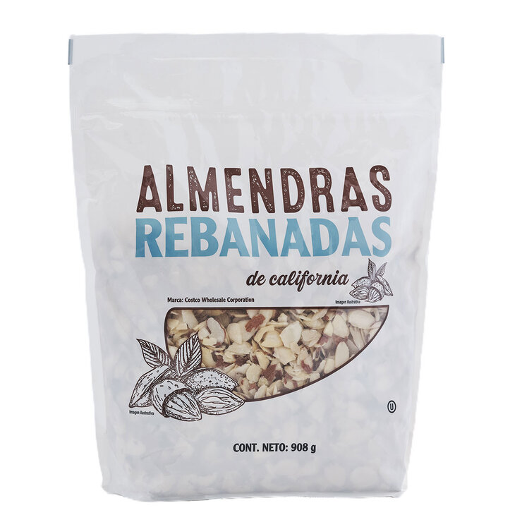 Costco Wholesale Corporation Almendras Rebanadas de California 908 g — Imagen 1 de 2