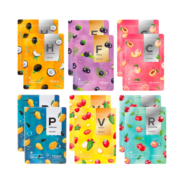 Frudia Mascarillas Faciales 12 pzas — Imagen 1 de 4