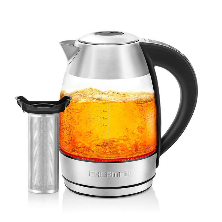 Chefman, Hervidor Eléctrico Digital 1.8L De Vidrio Con Ebullición Rápida — Imagen 2 de 4
