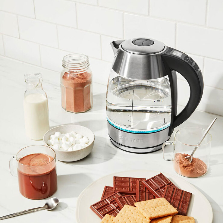 Chefman, Hervidor Eléctrico Digital 1.8L De Vidrio Con Ebullición Rápida — Imagen 4 de 4
