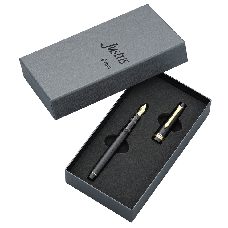 Pilot Justus pluma fuente punto mediano ajustable, plumilla de oro 14k — Imagen 1 de 4