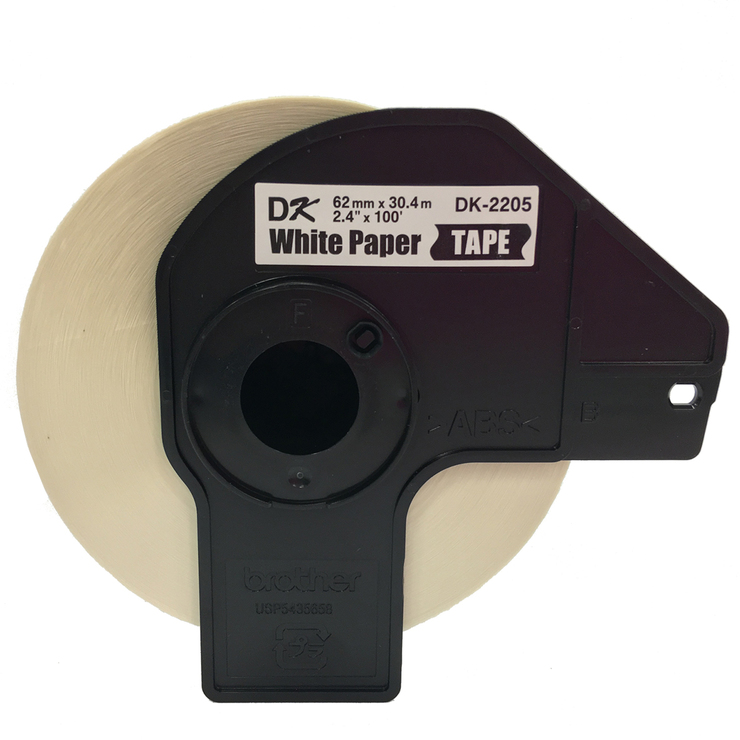 Brother Etiqueta de Longitus Continua Color Blanco de 62 mm x 30.4 m — Imagen 4 de 4