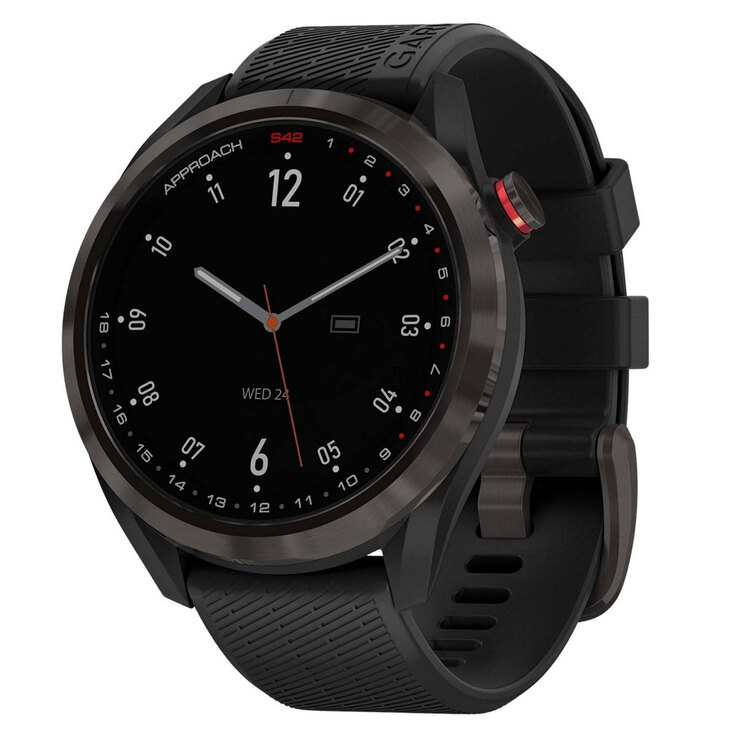 Garmin Reloj Inteligente Approach S42 Golf GPS Gris Carbón/Negro — Imagen 1 de 4