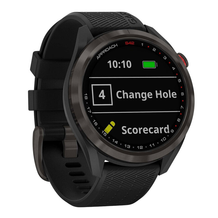 Garmin Reloj Inteligente Approach S42 Golf GPS Gris Carbón/Negro — Imagen 3 de 4