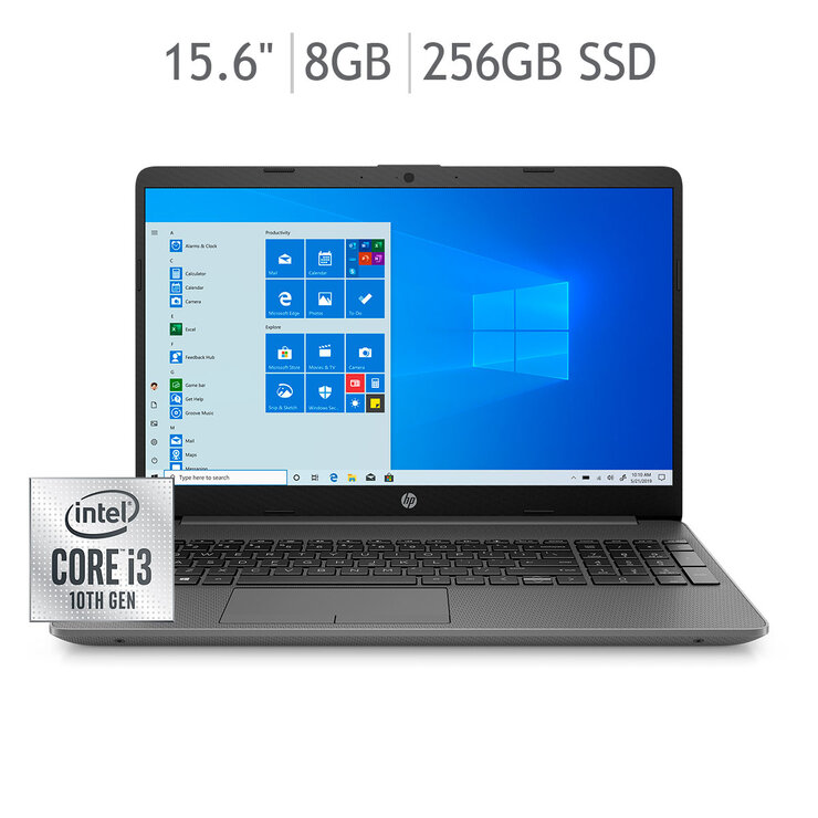 HP Laptop 15.6" Intel® Core™ i3-10110U  — Imagen 1 de 4