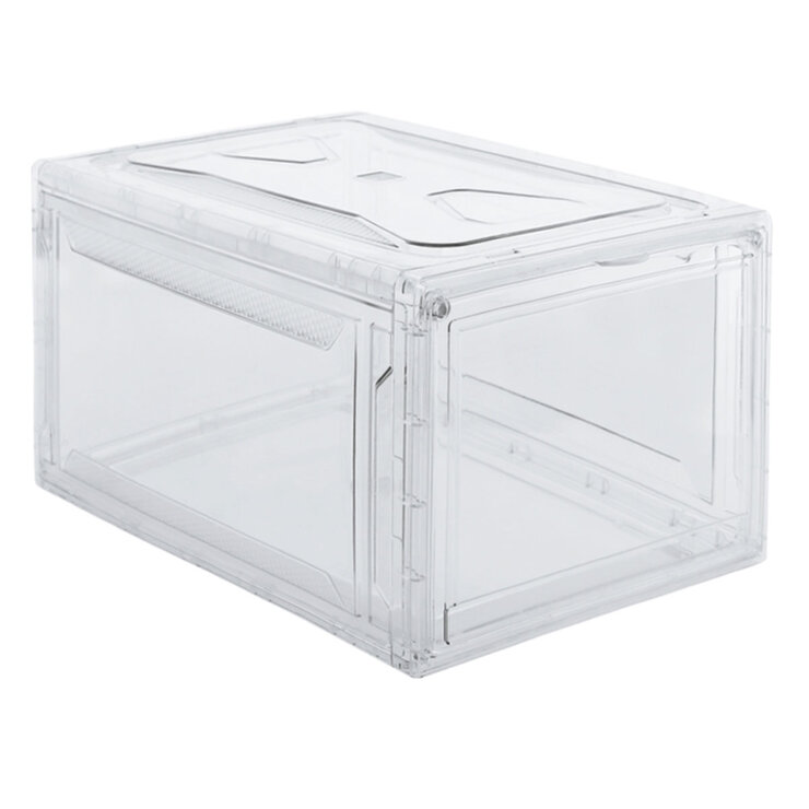 AG Box, Set de 4 Cajas de Zapatos Apilables Premium, Transparente — Imagen 2 de 4