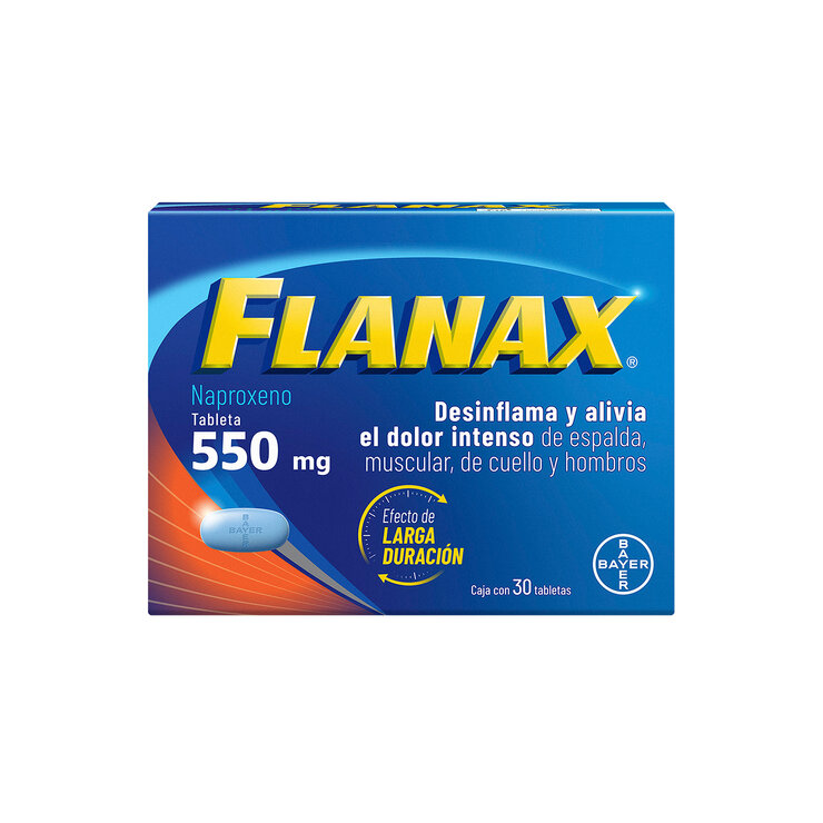 Flanax 550 mg 30 Tabletas — Imagen 1 de 4