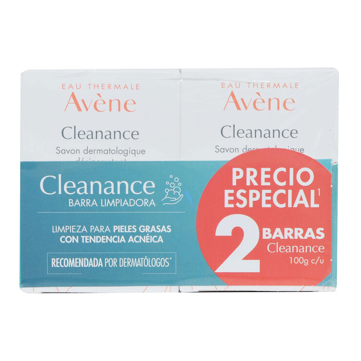 Avène Cleanance Barra Dermatológica Desincrustante 2 Pakc — Imagen 1 de 2