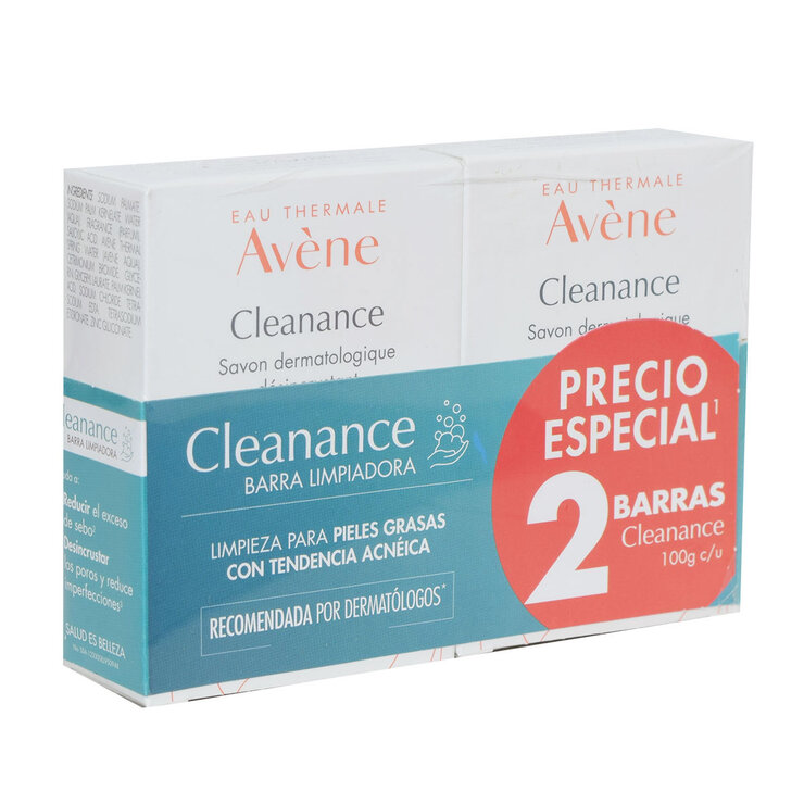 Avène Cleanance Barra Dermatológica Desincrustante 2 Pakc — Imagen 2 de 2