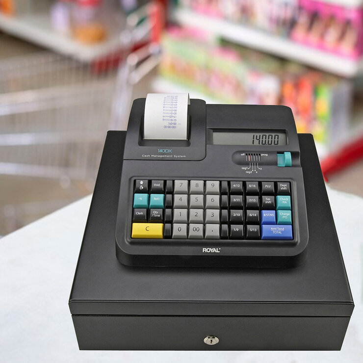 Royal Caja Registradora para Punto de Venta Modelo 140DX — Imagen 3 de 4