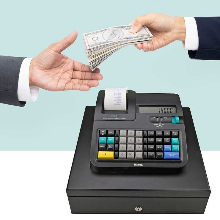 Royal Caja Registradora para Punto de Venta Modelo 140DX — Imagen 4 de 4
