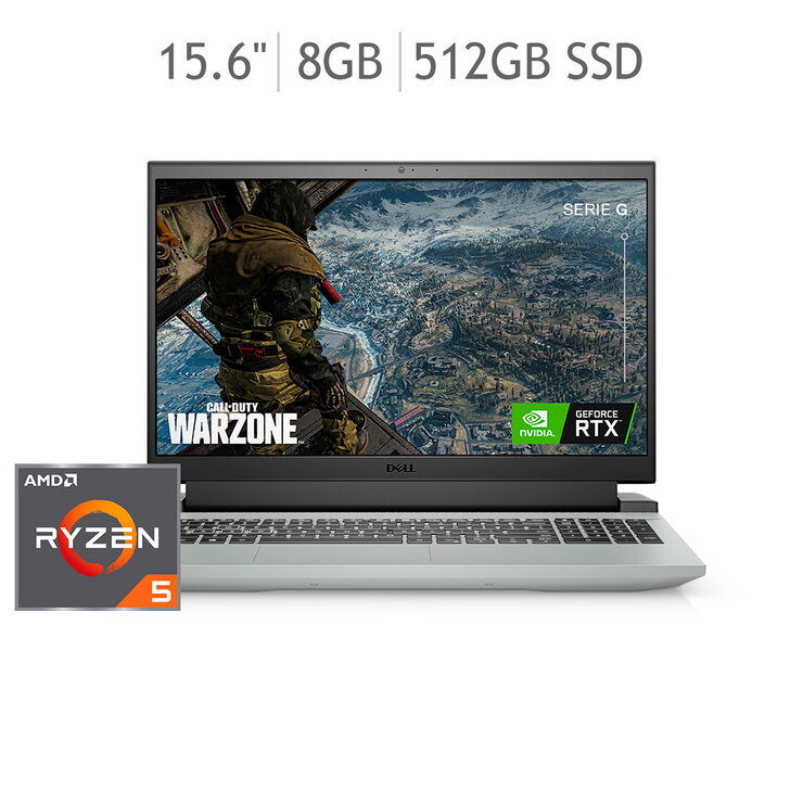 Dell Laptop Gaming G5 5515 15.6" AMD Ryzen™ 5  — Imagen 1 de 4