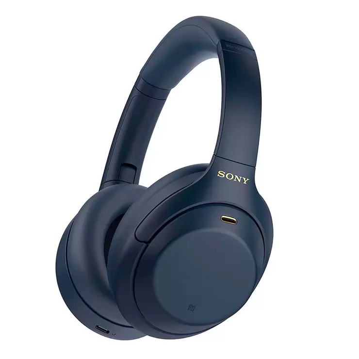 Sony Audífonos WH-1000XM4 Noise Cancelling Wireless Color Azul — Imagen 1 de 4