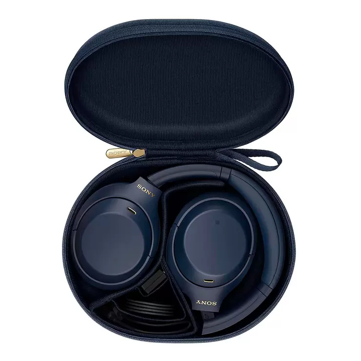 Sony Audífonos WH-1000XM4 Noise Cancelling Wireless Color Azul — Imagen 3 de 4