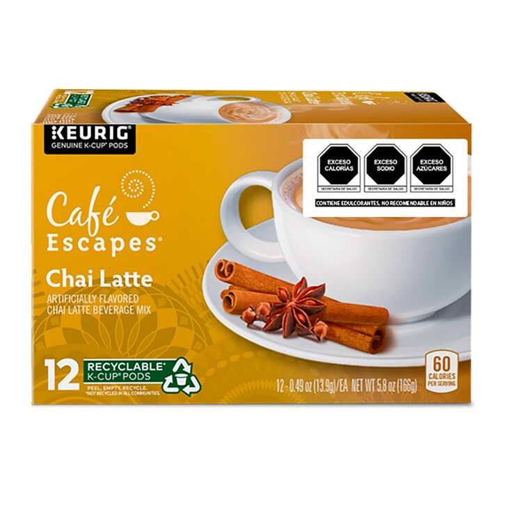 Keurig , Café Escapes Chai Latte ,  72 cápsulas de té K-Cup — Imagen 1 de 3