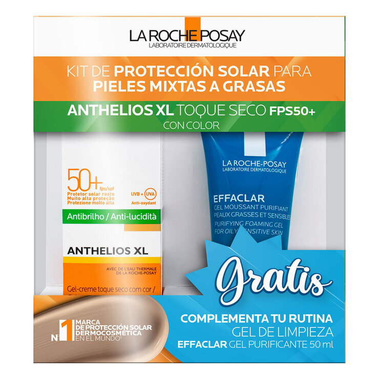 Pack Anthelios TS FPS 50+ Color  50 ml y  Efflaclar Gel 50 ml — Imagen 1 de 2
