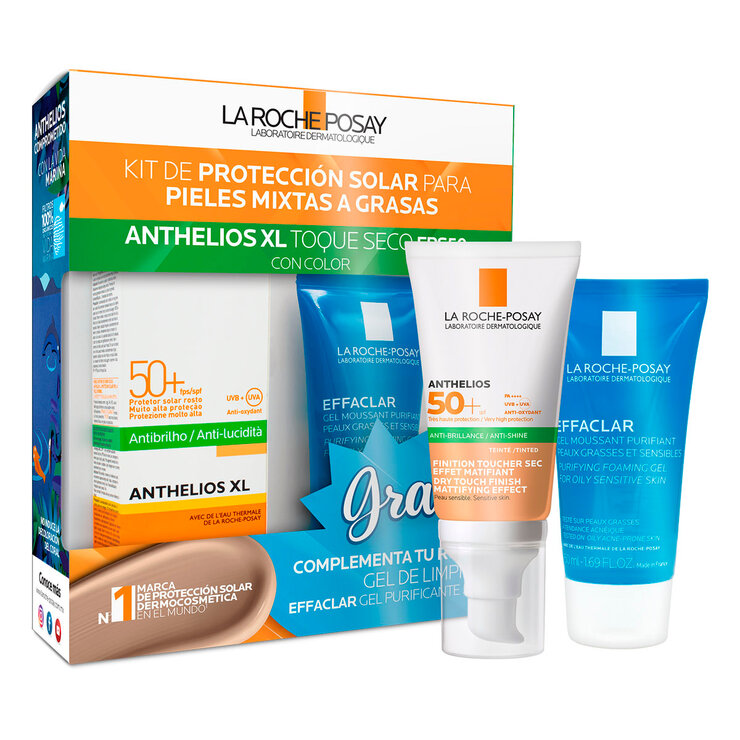 Pack Anthelios TS FPS 50+ Color  50 ml y  Efflaclar Gel 50 ml — Imagen 2 de 2