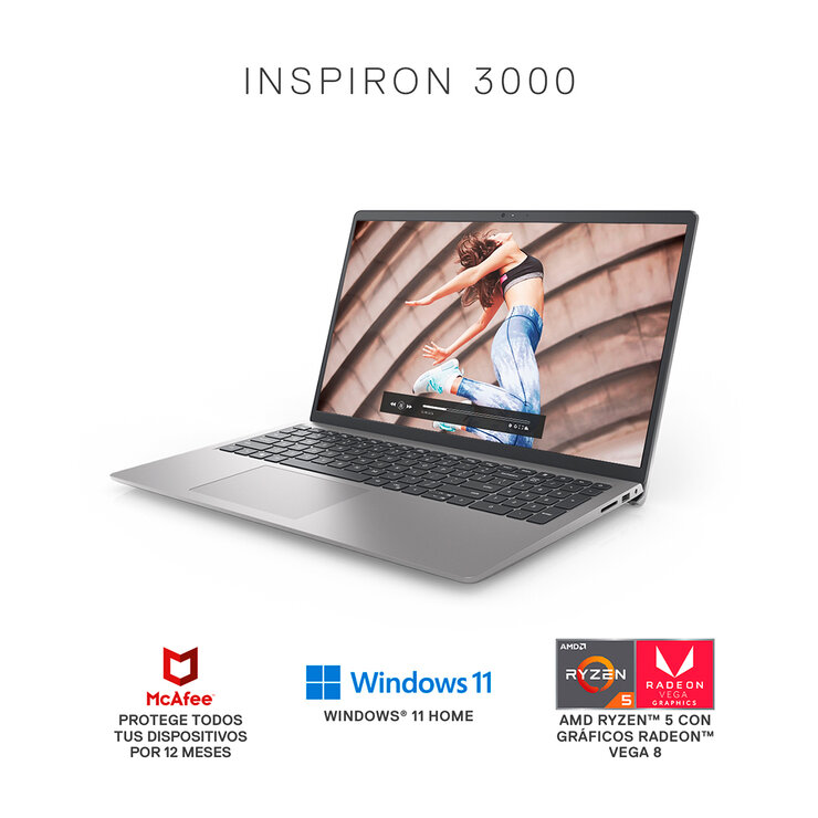 Dell Laptop Inspiron 15" AMD Ryzen™ 5 34550U Radeon™ — Imagen 2 de 4