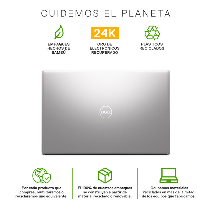 Dell Laptop Inspiron 15" AMD Ryzen™ 5 34550U Radeon™ — Imagen 3 de 4