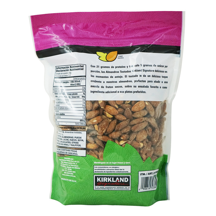 Kirkland Signature Almendras Tostadas 1.13 kg — Imagen 2 de 3
