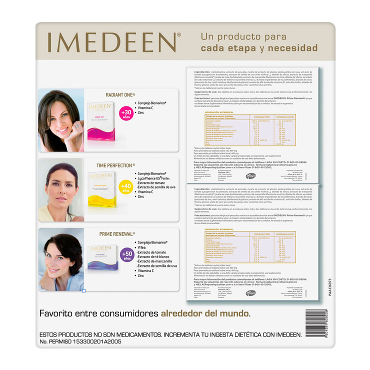 Imedeen, Time Perfection +40 Años, Tratamiento Antiarrugas con 120 Tabletas — Imagen 2 de 2