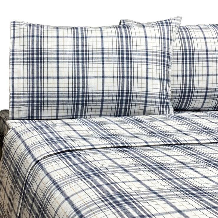 Flannel from Portugal Juego de Sábanas Tamaño King 4 piezas — Imagen 4 de 4