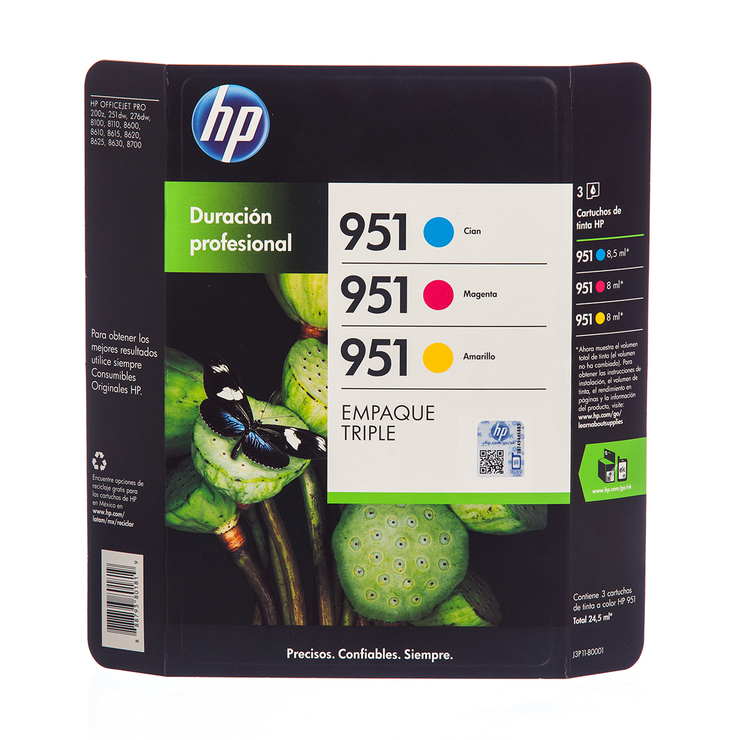 HP951 Cartucho de Tinta 3 Colores — Imagen 1 de 3