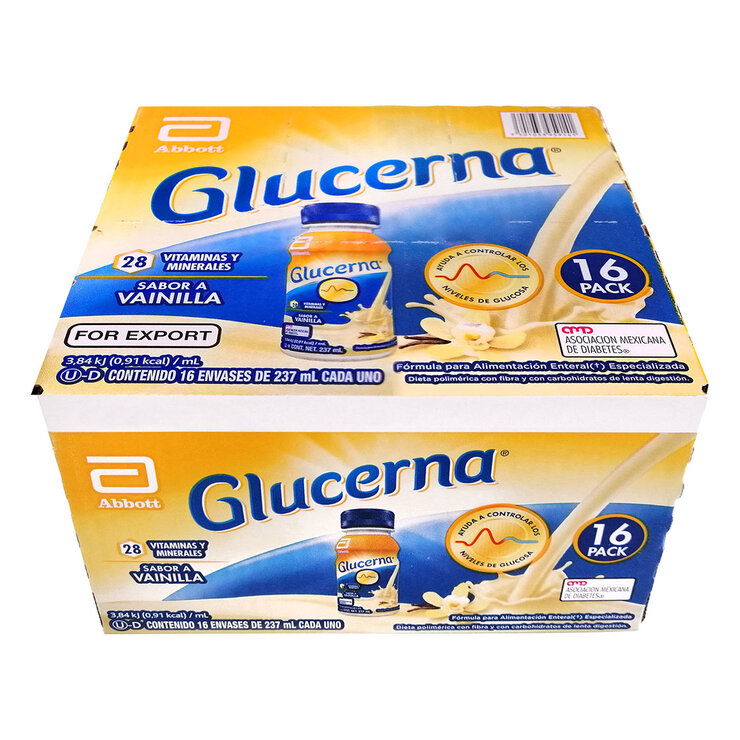 Glucerna Sabor Vainilla Caja de 16 Envases de 237ml  c/u — Imagen 2 de 4