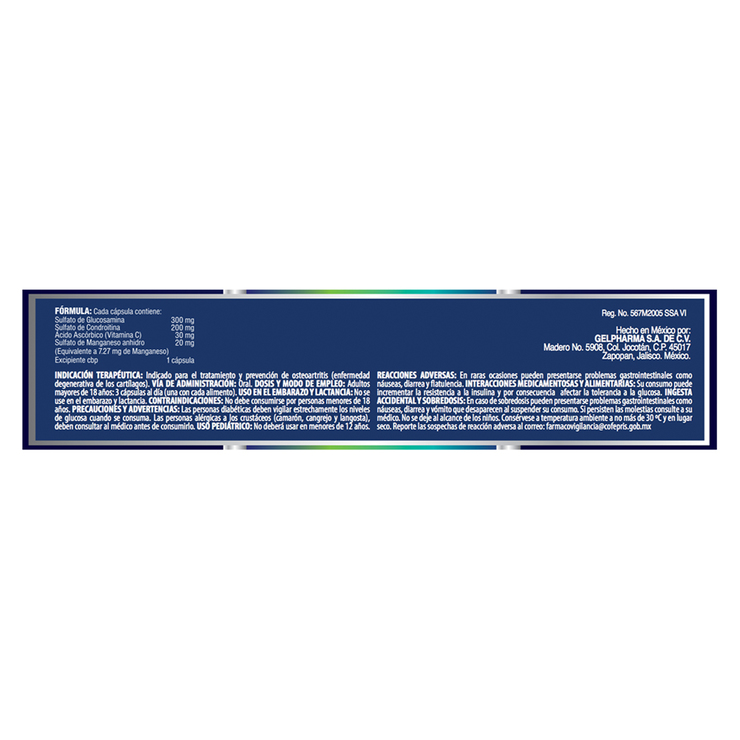 Carticap Glucosamina y condroitina 180 cápsulas — Imagen 2 de 3